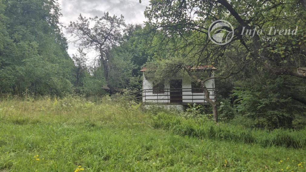 Veľký pozemok v Bardejove časť nad Šibeňou horou s murovanou chatou