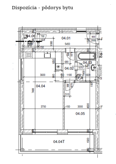 Veľký 2 izbový byt v novostavbe v Bardejovských Kúpeľoch