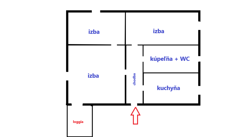 3 - izbový byt v centre Bardejova