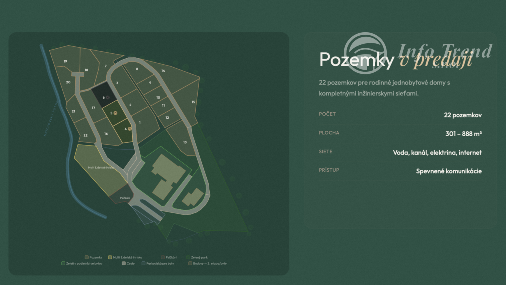 Stavebné pozemky v Bardejove - REZIDENCIA BARDFA