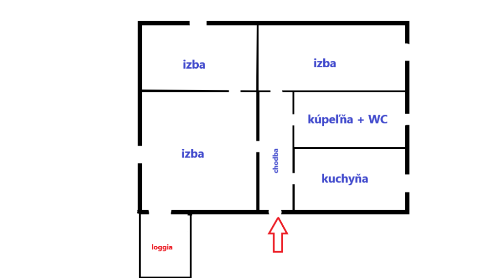 3 - izbový byt v centre Bardejova