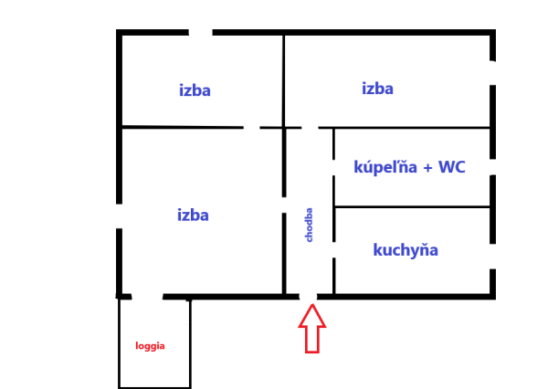 3 - izbový byt v centre Bardejova